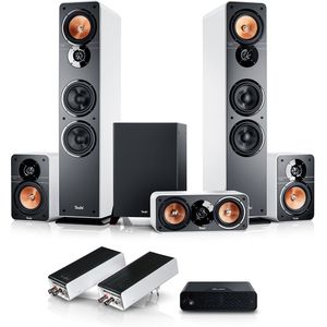 Teufel Ultima 40 Surround â€œ5.1 Setâ€ | Draadloos | Home Cinema-systeem met Ultima 40 vloerstaande luidsprekers | Wit