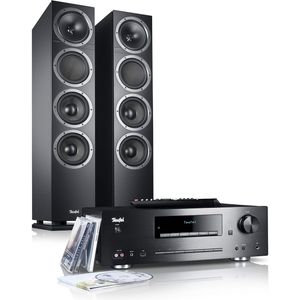 Teufel Kombo 500 stereo installatie met bluetooth en cd/mp3 receiver, zwart
