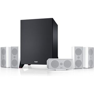 Teufel Consono 35 Mk3 Power Edition 5.1 home cinema set met satllietspeakers, wit