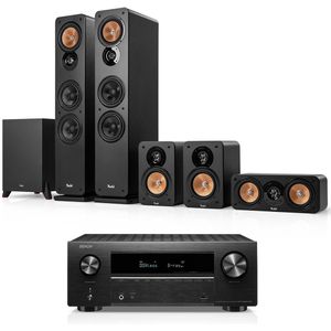 ULTIMA 40 Surround + DENON X2800H DAB ""5.1-Set"", Zwart