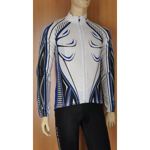 Gonso JAVEIRO fietsshirt lange mouwen wit heren