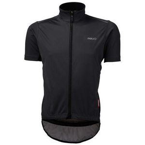 Agu Pioggia fietsshirt korte mouwen zwart heren