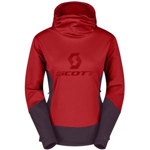 Scott Defined Mid Hoody fleece trui dames rood/paars