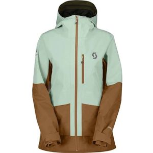 Scott Vertic Gore-Tex 2-laags ski jas groen/bruin dames