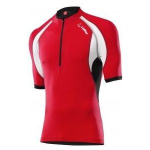 Loffler Tricot Performance fietsshirt korte mouwen rood heren M-L