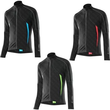 Loffler Thermo Velour fietsjack zwart heren M-L
