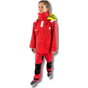 OCP Kinder Zeilpak rood 2-laags zeiljas en zeilbroek 164-176