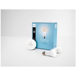 Philips - Hue Lux - StarterSet - E27 - 2 Lampen met Bridge 1.0