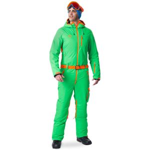 Snowsuits Gletsjer Guy onesie skipak groen/oranje heren S