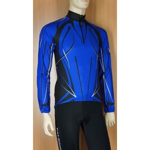Gonso LUTAGO fietsshirt lange mouwen blauw heren