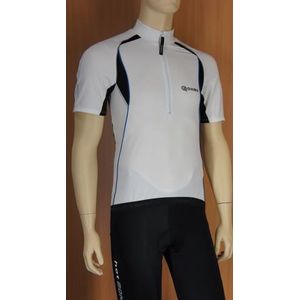 Gonso BARBADOS fietsshirt korte mouwen wit heren