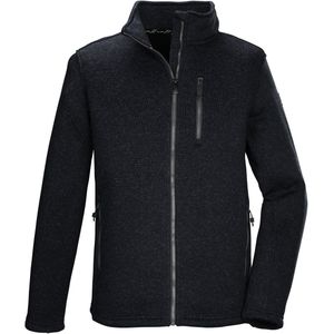 Killtec KOW 73 gebreid fleece vest heren zwart/blauw XL