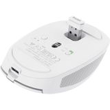 Trust Ozaa Compact - Oplaadbare draadloze muis - USB & Bluetooth - Stil - Wit