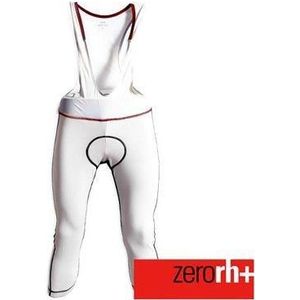 Zero RH+ Pure Salopette fietsbroek 3/4 wit met zwart heren