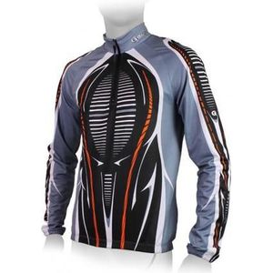 Gonso AVELINO fietsshirt lange mouwen titanium heren