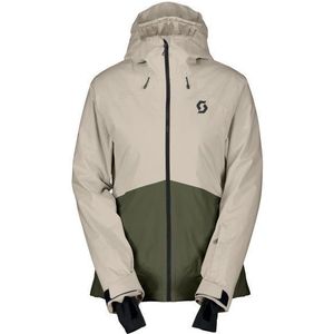Scott Ultimate Dryo 10 ski jas groen/bruin dames