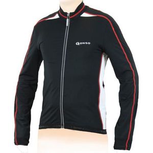 Gonso TOBAGO fietsshirt lange mouwen zwart heren