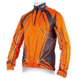 Gonso LUTAGO fietsshirt lange mouwen oranje heren L
