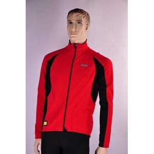 Shimano Windflex jacket fiets windjack rood heren