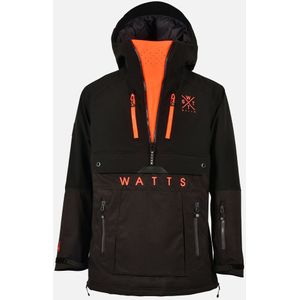 WATTS Jump ski jas donkergrijs/oranje  heren XL
