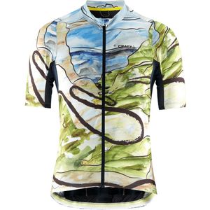 Craft ADV Endurance Graphic fietsshirt korte mouwen blauw/groen heren XXL