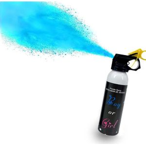 Gender Reveal Brandblusser Spray - Blauw
