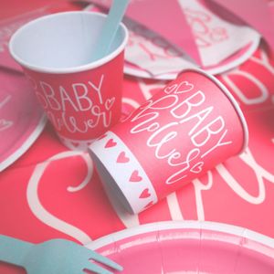 Tafeldecoratie set Babyshower (Roze)