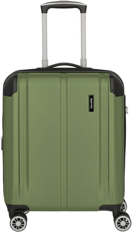 Travelite Handgepäckkoffer City 4W S erw. 55cm grün