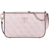 Guess Henkeltasche Noelle Mini Top Zip Shoulder Bag orchid logo
