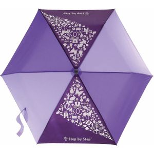 Step by Step Taschenschirm Magic Rain Effect purple