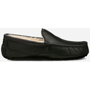 UGG Ascot Hausschuh für Herren | UGG EU in Black, Größe 41, Leder
