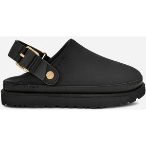 UGG Goldenstar Villa Clog für Damen in Black, Größe 39.5, Leder