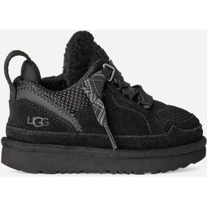 UGG Lowmel Sneaker für Kinder in Black, Größe 26, Veloursleder/Textil