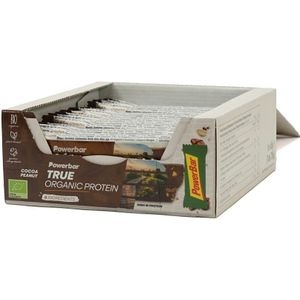 Powerbar True Organic Protein Bar Cocoa Peanut Box