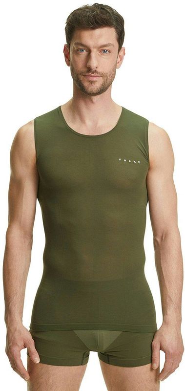 FALKE heren singlet Ultralight Cool - thermoshirt - groen (herb)