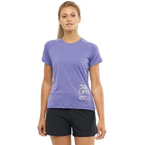 Salomon Cross Run Graphic T-shirt Dames