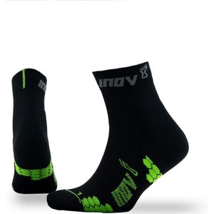 Trailfly Sock Mid Zwart/Groen Hardloopsokken Mid