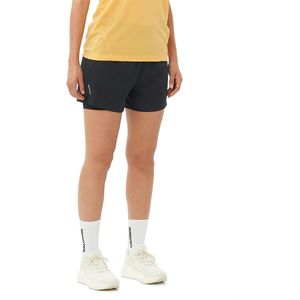 Salomon - Shakeout Core 2In1 Shorts - Deep Black - Lichtgewicht - Ademend