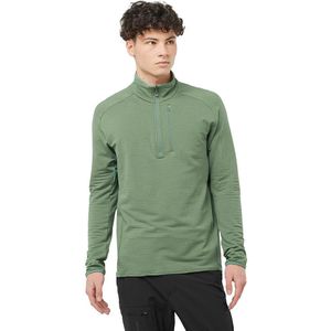 Salomon Essential Lightwarm Half Zip Shirt Heren