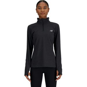 New Balance Space Dye Quarter Zip Shirt Dames