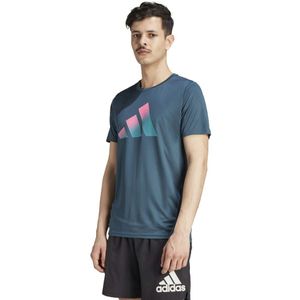 adidas Run Icons 3 Bar T-shirt Heren