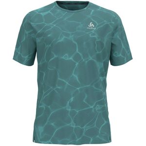 Odlo Zeroweight Chill-Tec Print Crew Neck T-shirt Heren