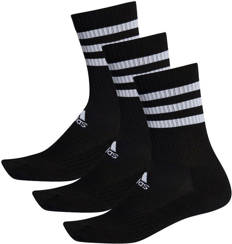 adidas 3 Stripes Cushioned Crew Socks 3-pack