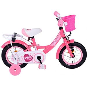 Volare Ashley Kinderfiets 12 inch - Rood/Roze