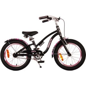 Volare Miracle Cruiser Meisjesfiets 16 inch - Mat Zwart