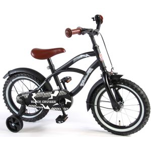 Yipeeh Cruiser Jongensfiets 14 inch - Zwart