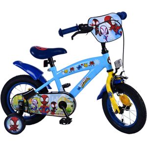 Spidey Jongensfiets 12 inch - Blauw