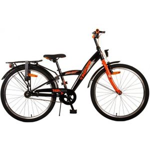 Volare Thombike Jongensfiets 24 inch - Zwart/Oranje