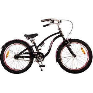 Volare Miracle Cruiser Meisjesfiets 20 inch - Mat Zwart