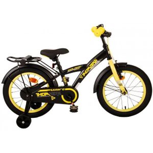 Volare Thombike Jongensfiets 16 inch - Zwart/Geel